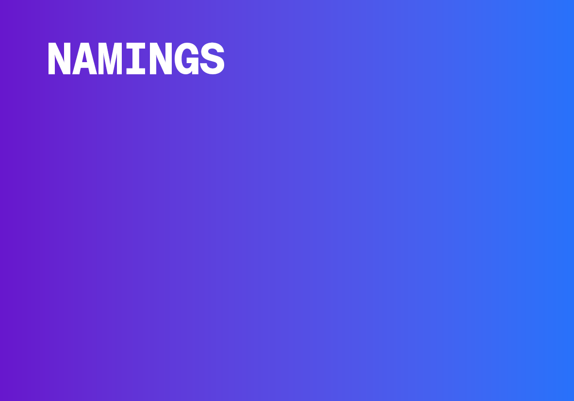 Namings